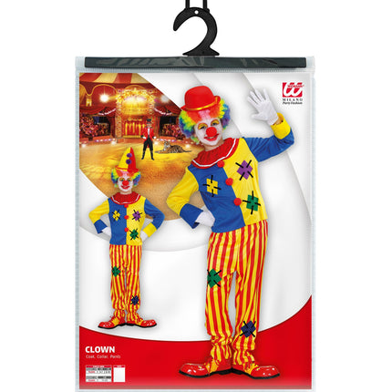 Widmann SRL Clownskostuum Billy kinderen