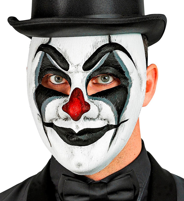 Widmann SRL Clownsmasker griezel zwart/wit