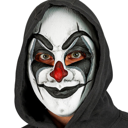 Widmann SRL Clownsmasker griezel zwart/wit