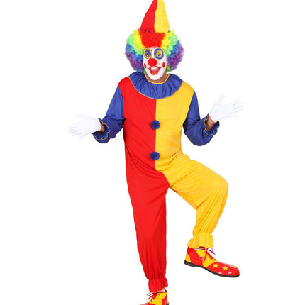 Widmann SRL Clownspak duo rood geel heren