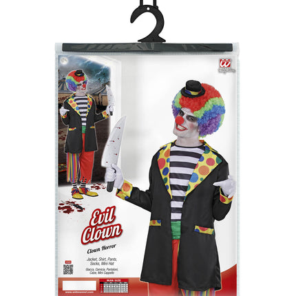 Widmann SRL Clownspak enge Samsom volwassenen