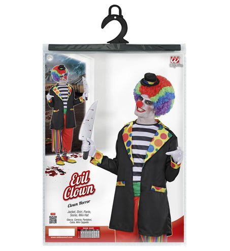 Widmann SRL Clownspak enge Samsom volwassenen