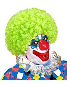 Widmann SRL Clownspruik krulletjes groen