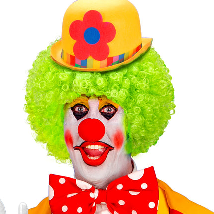 Widmann SRL Clownspruik krulletjes groen