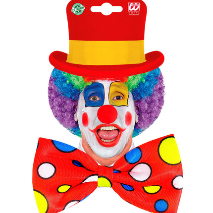 Widmann SRL Clownsstrik rood met bollen