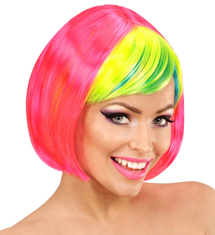 Widmann SRL Club boblijn pruik voor carnaval