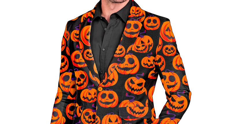 Widmann SRL Colbert halloween pompoen Edgar