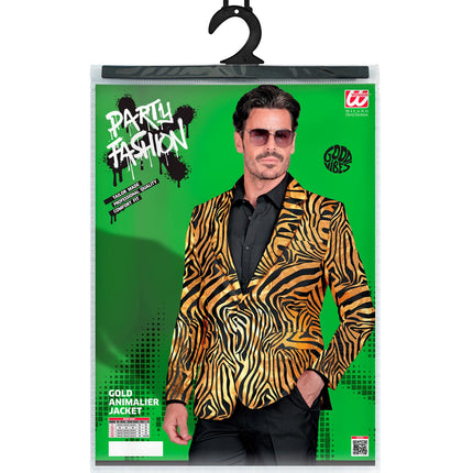 Widmann SRL Colbert zebra gold