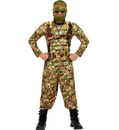 Widmann SRL Combat soldaat kostuum Finn kinderen