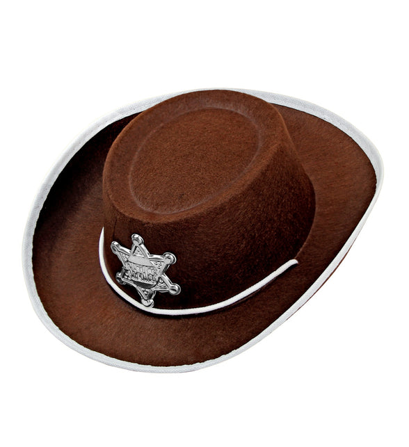 Widmann SRL Cowboy hoed kinderen bruin