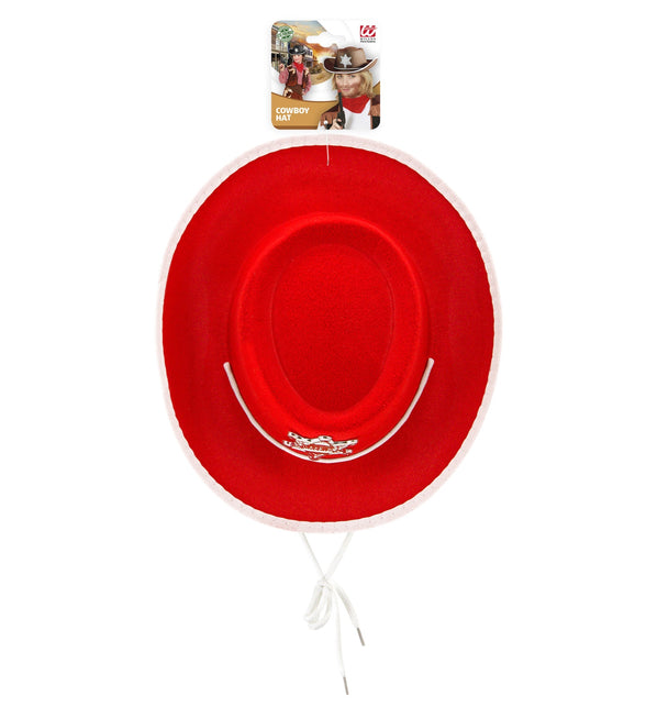 Widmann SRL Cowboy hoed kinderen rood