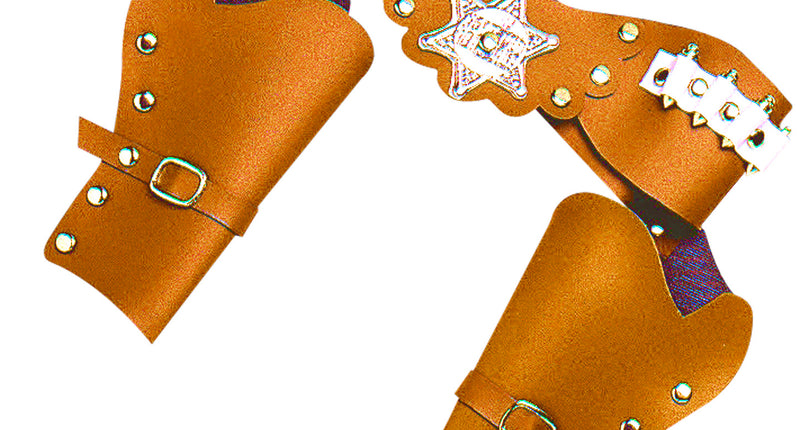 Widmann SRL Cowboy holster bruin dubbel luxe