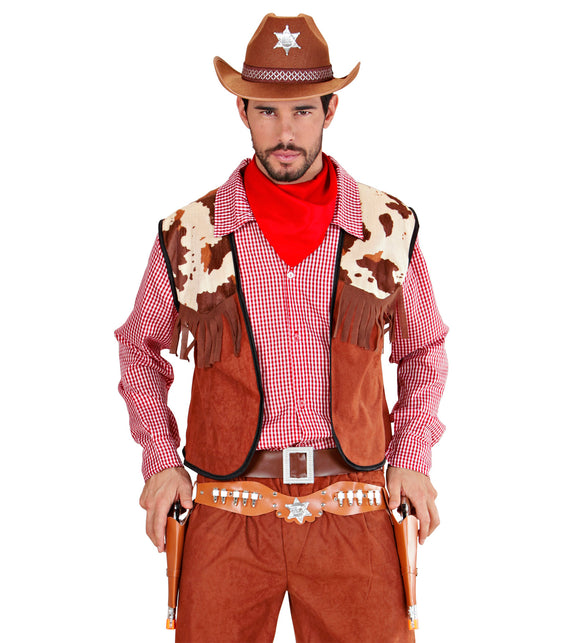 Widmann SRL Cowboy holster bruin dubbel luxe