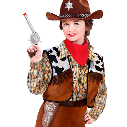 Widmann SRL Cowboy pistool met holster bruin