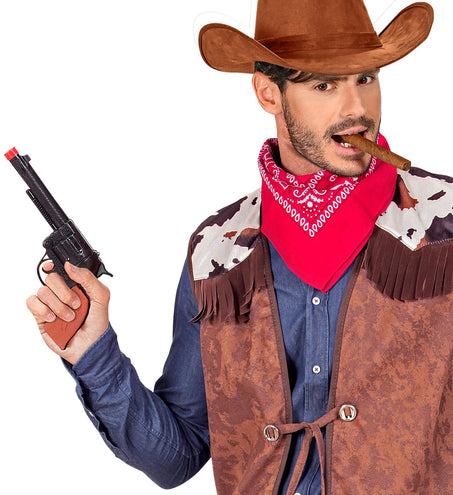 Widmann SRL Cowboy pistool zwart plastic