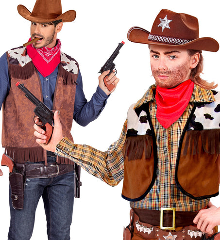 Widmann SRL Cowboy pistool zwart plastic