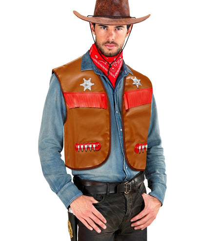 Widmann SRL Cowboy vest bruin