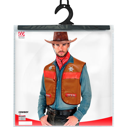 Widmann SRL Cowboy vest bruin