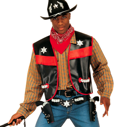 Widmann SRL Cowboy vest zwart