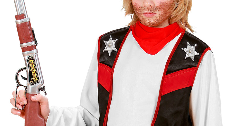 Widmann SRL Cowboy vest zwart kinderen