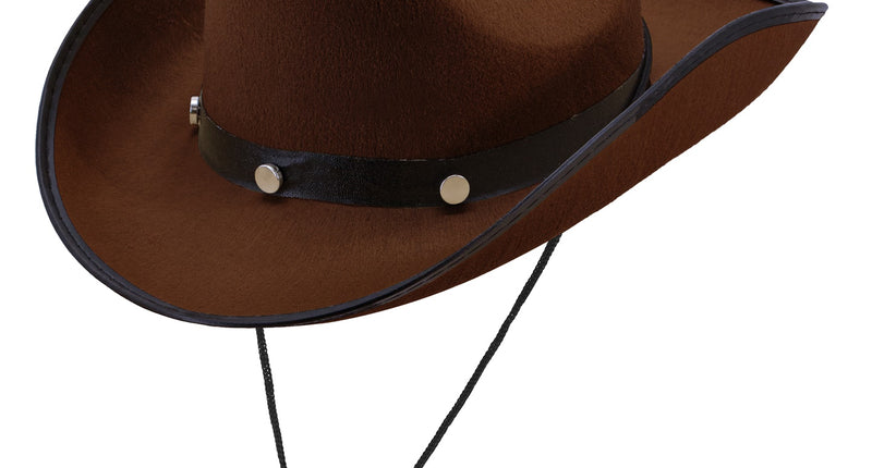 Widmann SRL Cowboyhoed bruin met studs