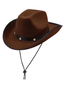 Widmann SRL Cowboyhoed bruin met studs