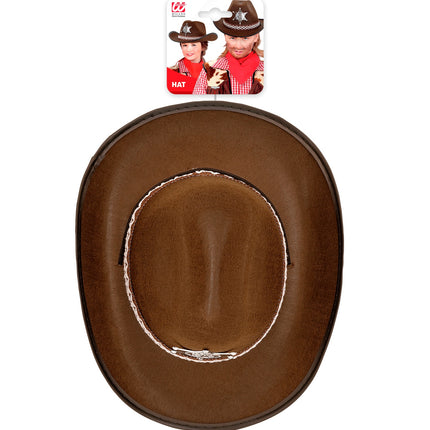 Widmann SRL Cowboyhoed bruin sheriff kind