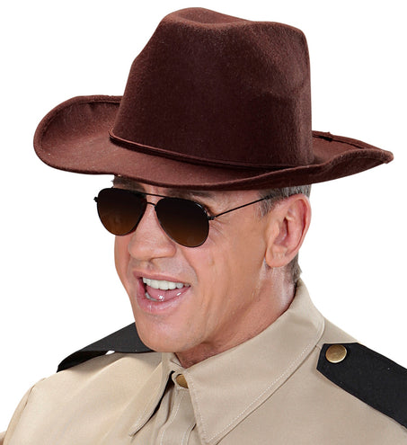 Widmann SRL cowboyhoed bruin wol