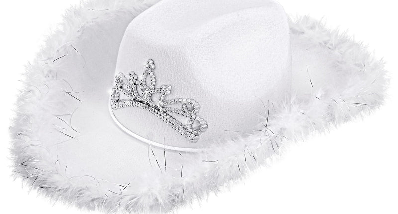 Widmann SRL Cowboyhoed Daisy met tiara wit