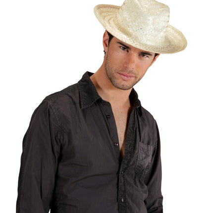 Widmann SRL Cowboyhoed Stro Wit