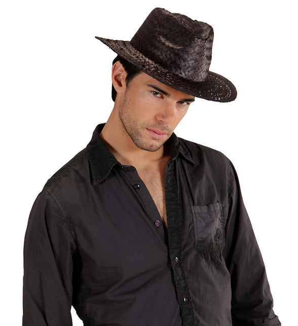 Widmann SRL Cowboyhoed stro zwart
