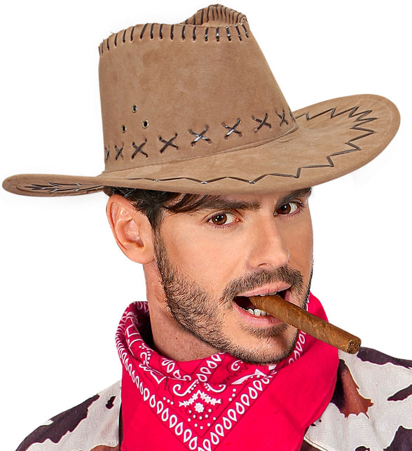 Widmann SRL Cowboyhoed Suede Bruin