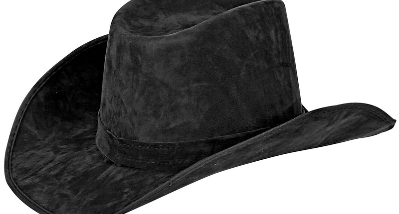 Widmann SRL Cowboyhoed suede look in de kleur zwart