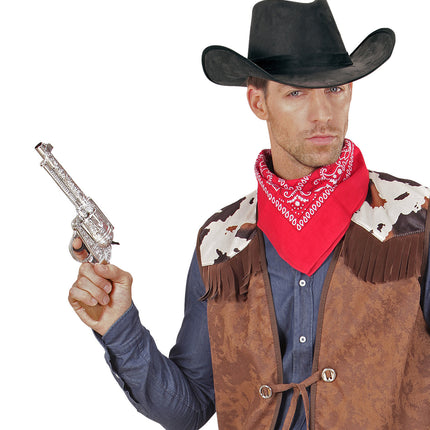 Widmann SRL Cowboyhoed suede zwart Texaans