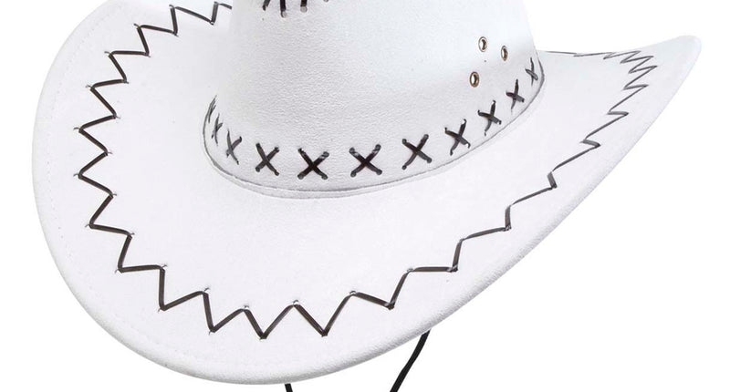 Widmann SRL cowboyhoed wit met decoratie