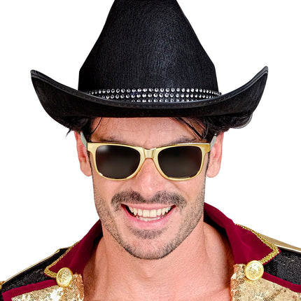 Widmann SRL Cowboyhoed zwart met strass band