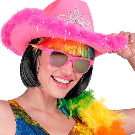 Widmann SRL Cowboyhoeden hoed cowgirl in roze