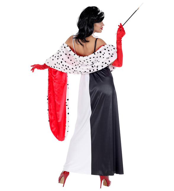 Widmann SRL Cruella kostuum voor dames