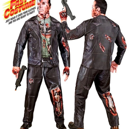 Widmann SRL Cyborg kostuum Timo zombie