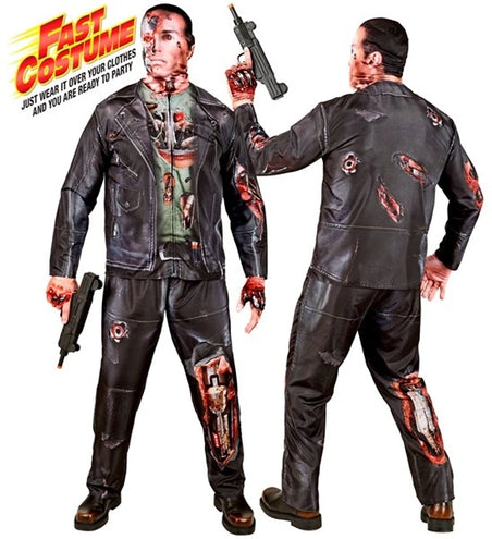 Widmann SRL Cyborg kostuum Timo zombie