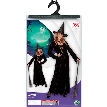 Widmann SRL Dames heksenpak Gretha