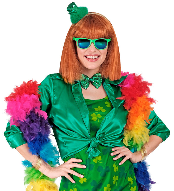 Widmann SRL Dames jaren 70 disco blouse groen