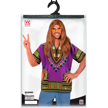 Widmann SRL Dashiki shirt Jimmy paars