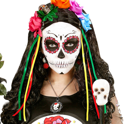 Widmann SRL Day of the dead diadeem met roosjes