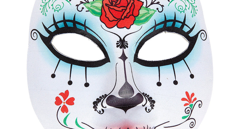 Widmann SRL Day of the dead masker met rozen