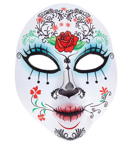 Widmann SRL Day of the dead masker met rozen