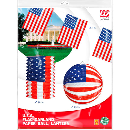 Widmann SRL Decoratie set Amerika USA