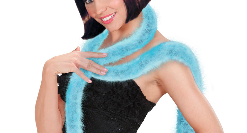 Widmann SRL decoratieve boa blauw