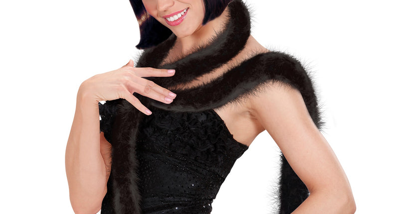 Widmann SRL decoratieve boa zwart