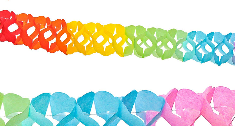 Widmann SRL Decoratieve slinger papier meerkleurig